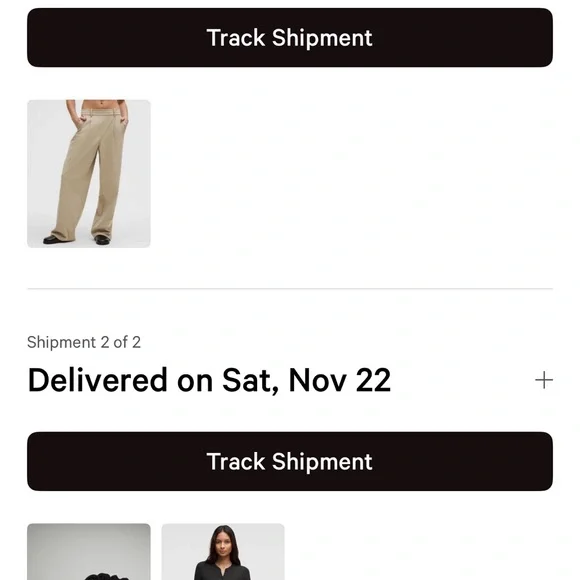 Lululemon Athletica Daydrift Trouser Khaki Wide-Leg Trousers - Picture 2 of 2